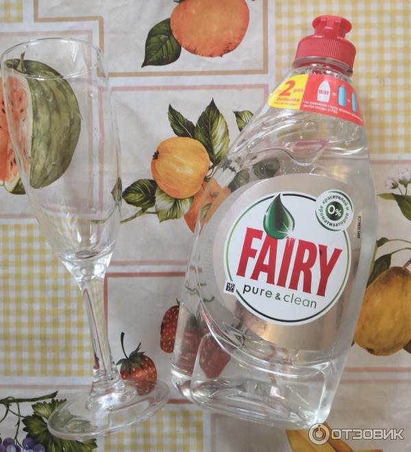 Средство для мытья посуды Fairy Pure&clean фото