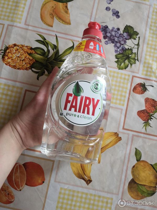 Средство для мытья посуды Fairy Pure&clean фото