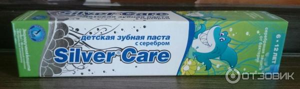 Зубная паста Silver Care с серебром для детей 6-12 лет