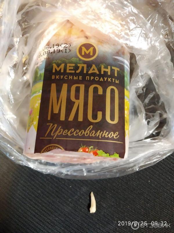 Мясо прессованное заливное вареное Мелант Вкусные продукты фото