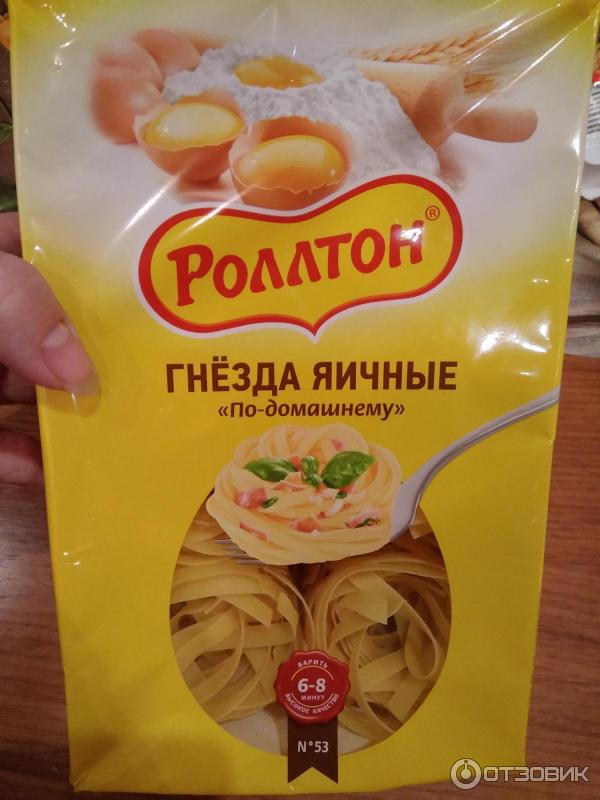 Макаронные изделия Роллтон Гнезда фото