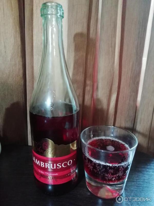 Розовое игристое вино Casa Bella Angelica Lambrusco Rosato Dolce фото