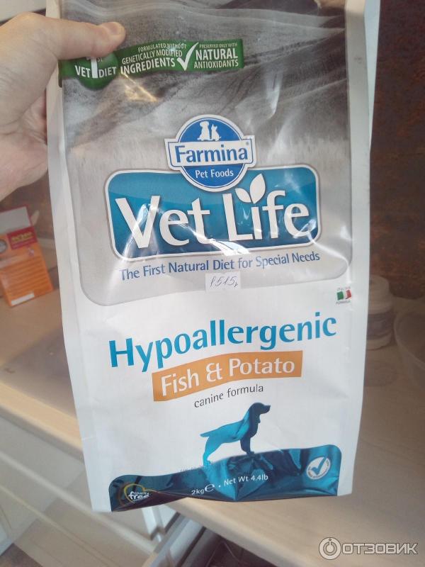 Фармина гипоаллергенный для собак рыба. Farmina vet Life Hypoallergenic Fish Potato. Vet Life Hypoallergenic для собак. Корм Фармина ультра гипо для собак. Корм vet Life Hypo.