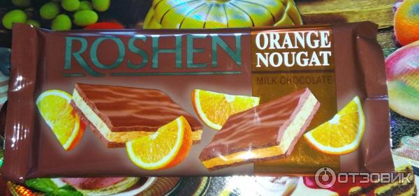 Шоколад Roshen Orange Nougat фото