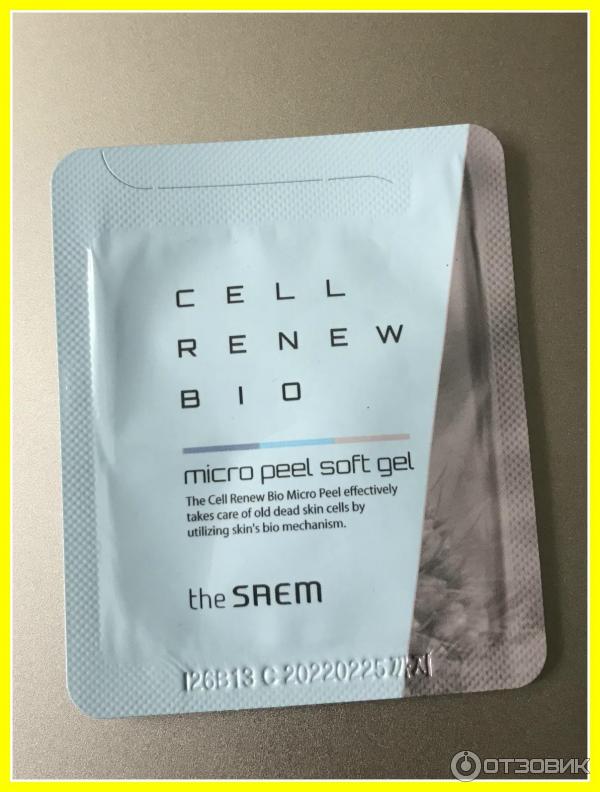 Гель-пилинг для лица The Saem Cell Renew Bio Micro Peel Soft Gel фото