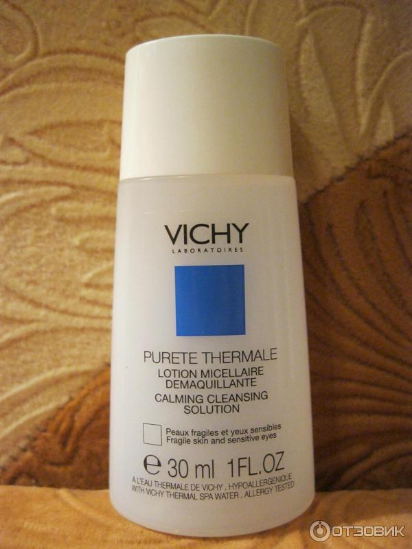 Успокаивающий очищающий лосьон Vichy Purete Thermale для нежной кожи и чувствительных глаз фото