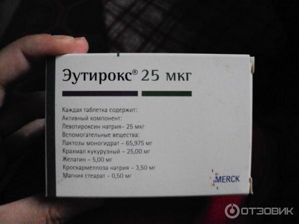 Гормональный препарат Merck Serono Эутирокс фото