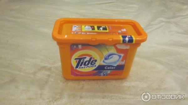 Капсулы для стирки TIDE 3 in1 PODS Color фото