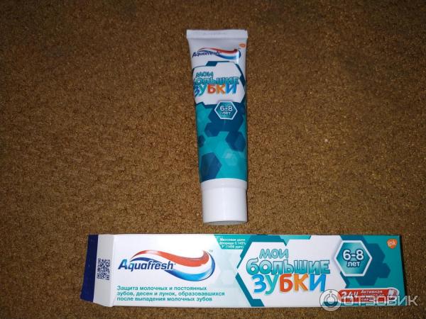 Зубная паста Aquafresh Мои большие зубки фото