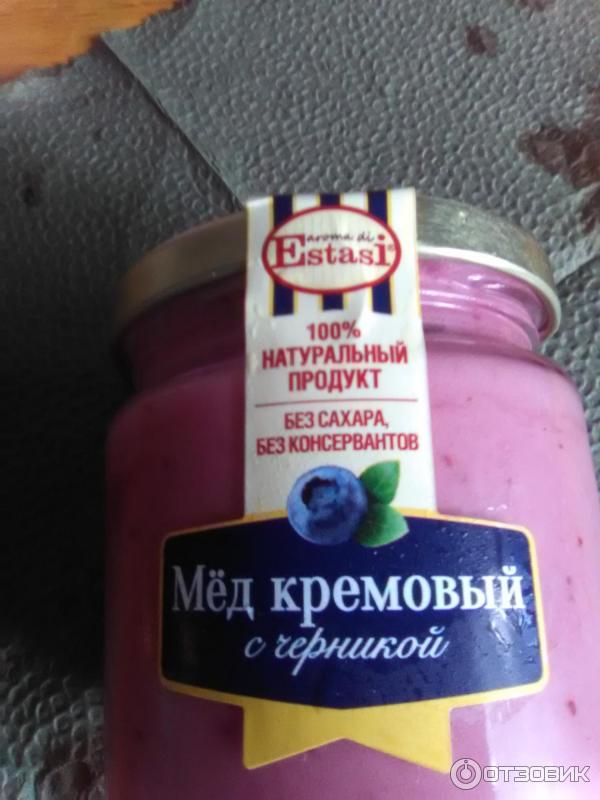 Мед кремовый с черникой Aroma di Estasi фото