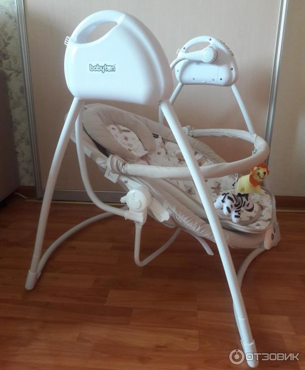 Качели шезлонг babyton sw108