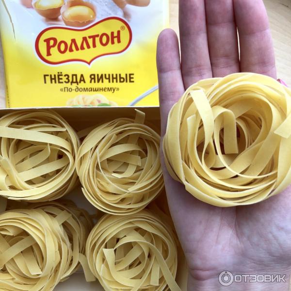 Макаронные изделия Роллтон Гнезда фото