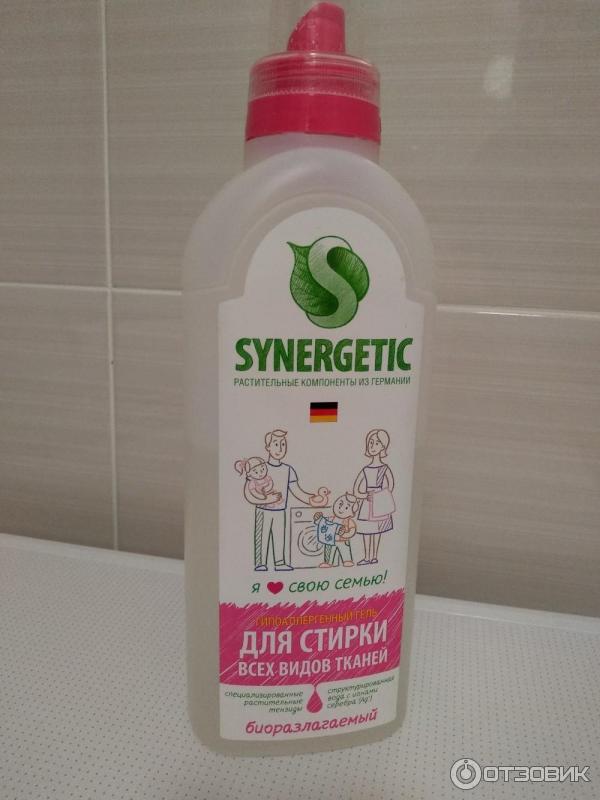 Гель для стирки белья SYNERGETIC универсальный фото