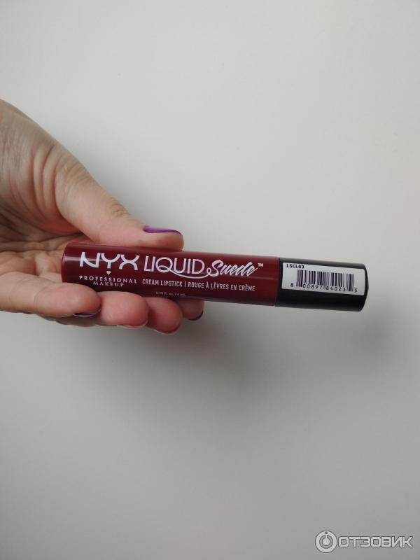 Жидкая губная помада NYX LIQUID SUEDE фото