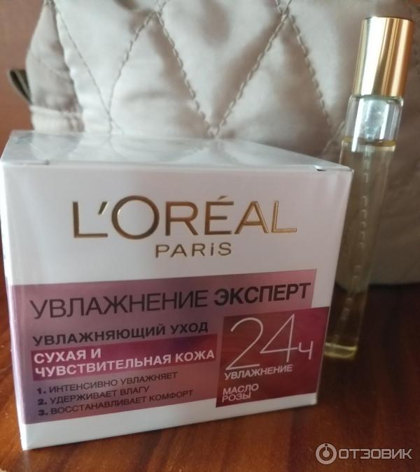 Крем для лица L'Oreal Увлажнение эксперт для сухой и чувсвительной кожи фото