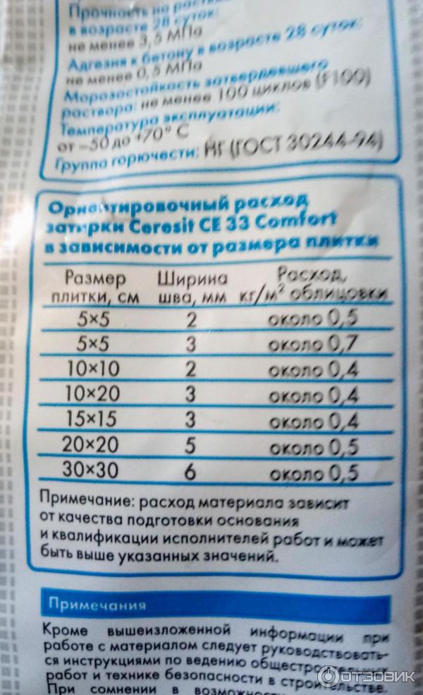 Затирка для швов Ceresit CE 33 Comfort фото