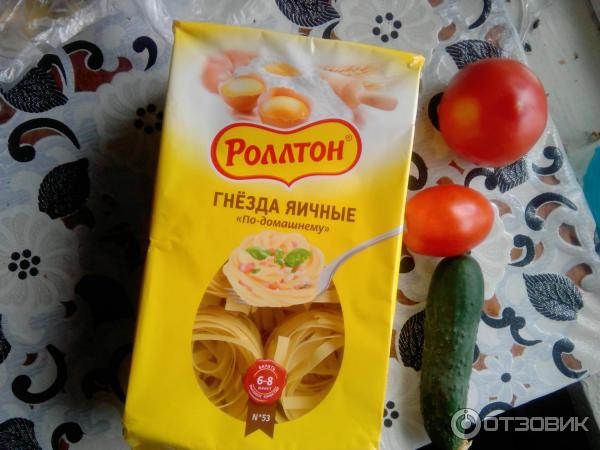 Макаронные изделия Роллтон Гнезда фото