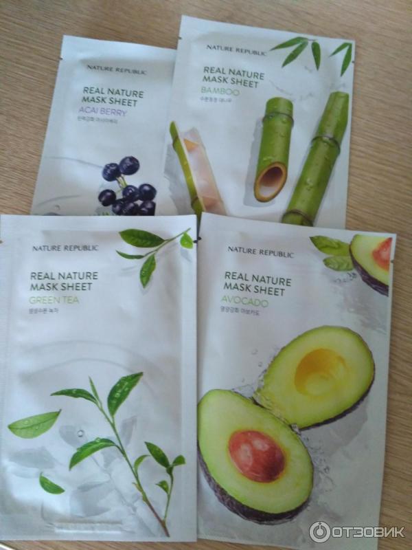 Маска для лица Nature Republic Bamboo Aqua Gel Mask фото