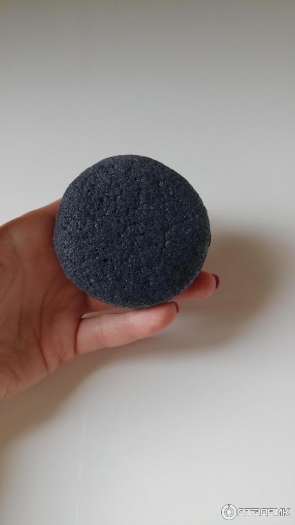 Конжаковый спонж для умывания Hubei Yizhi Konjac Biotechnology Konjac Sponge фото