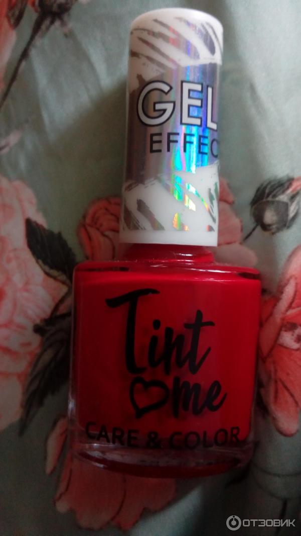 Лак для ногтей Tint Me Gel Effect фото