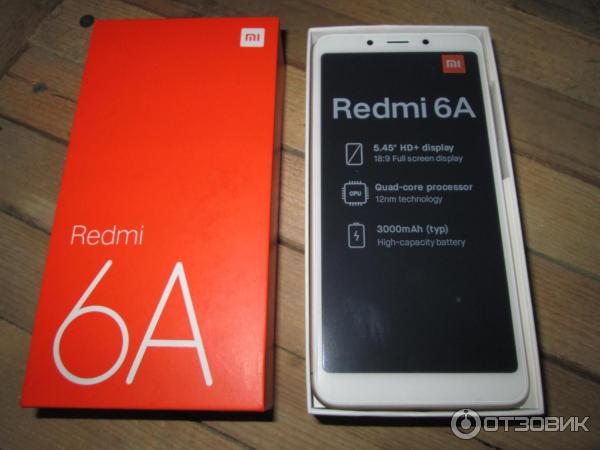 Смартфон Xiaomi Redmi 6A 2/16GB Gold (Global Version) фото