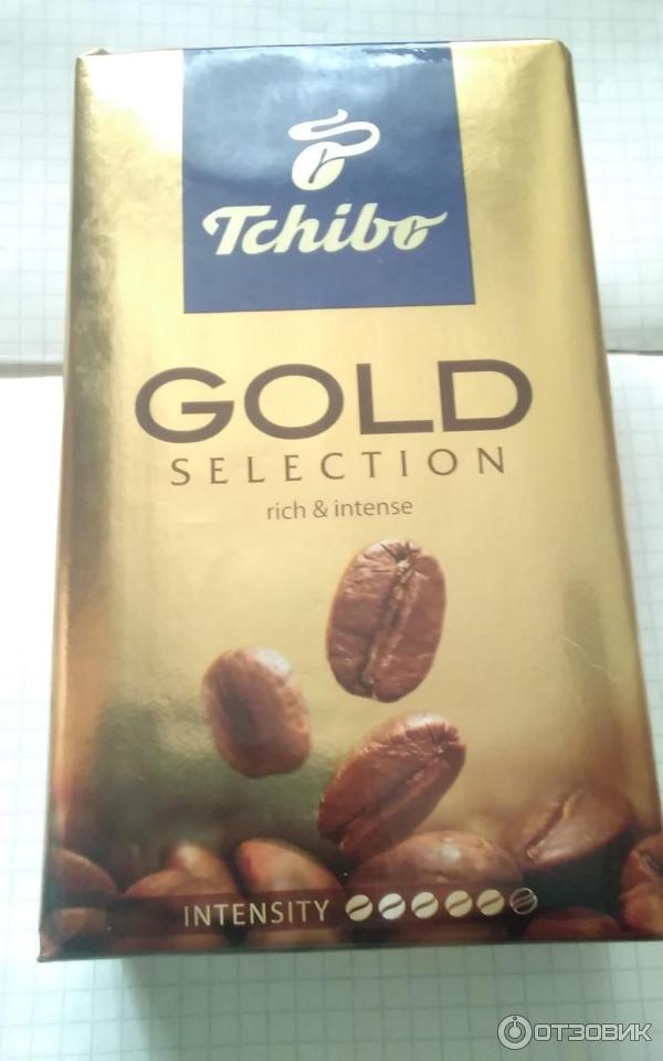 Кофе Tchibo Gold Selection молотый фото