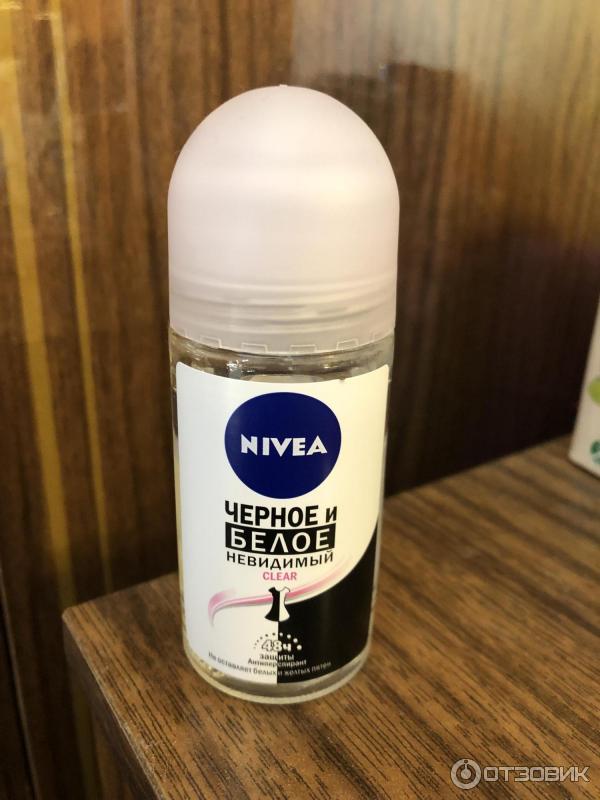 Дезодорант Nivea черное и белое фото