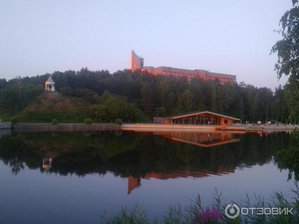 Санаторий Сибирь, вид с озера