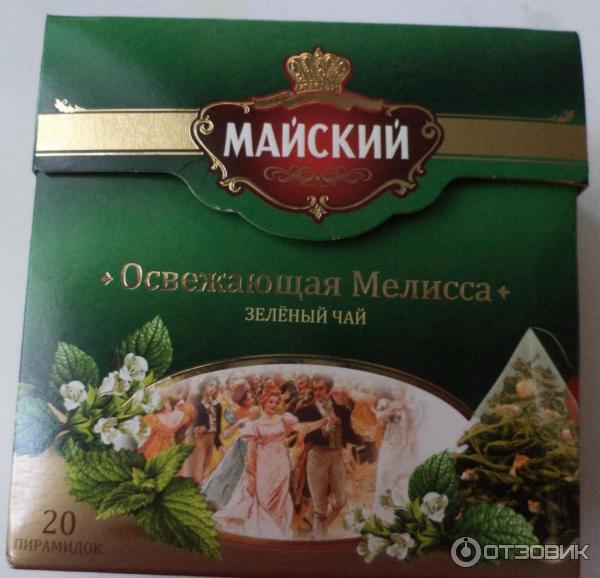 Чай зеленый Майский Освежающая мелисса фото