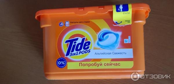 Капсулы для стирки TIDE 3 in1 PODS Color фото