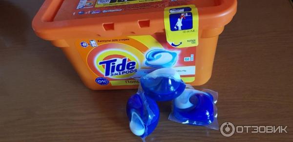 Капсулы для стирки TIDE 3 in1 PODS Color фото