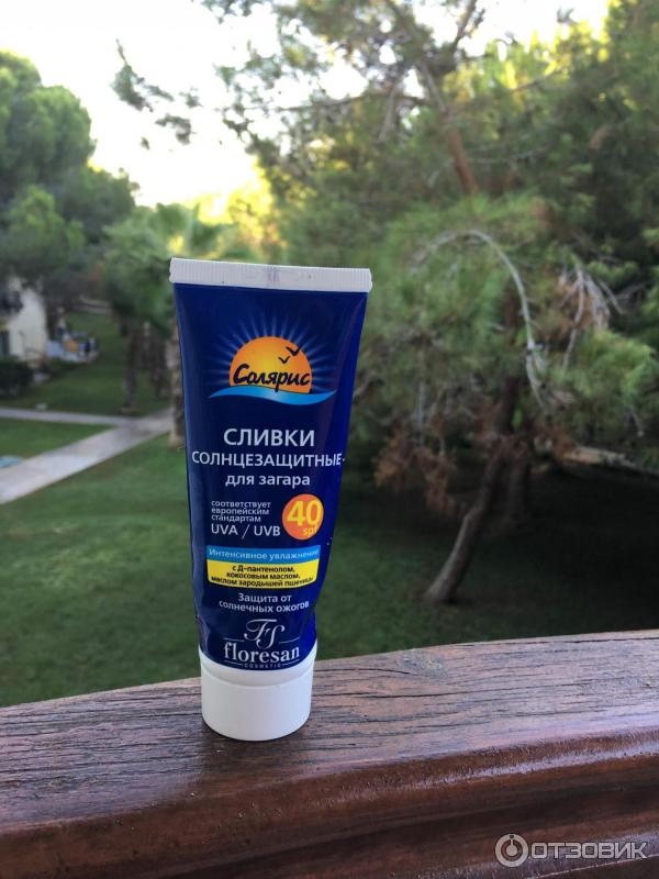 Сливки солнцезащитные Floresan Солярис SPF40 фото