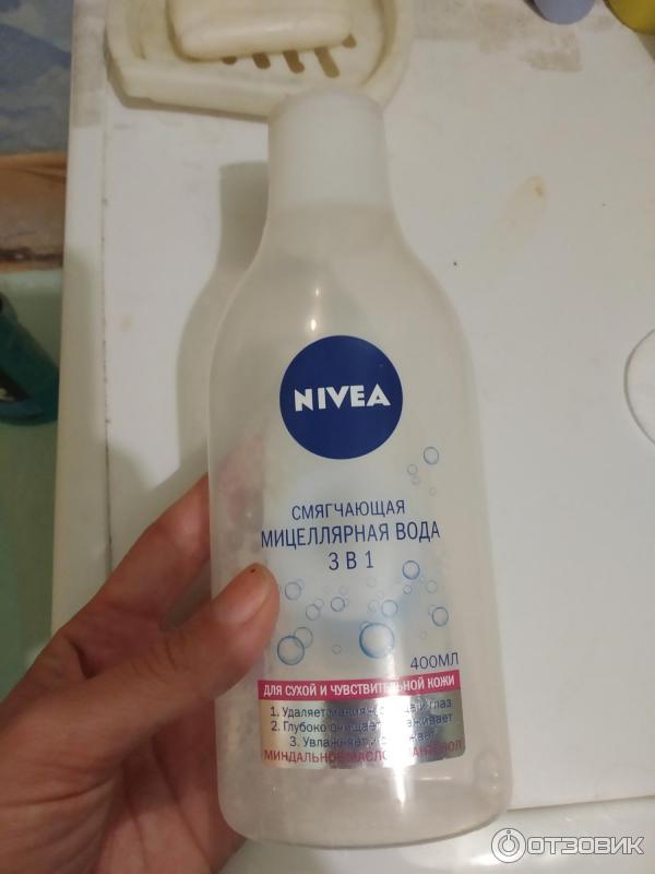 Смягчающая мицеллярная вода Nivea 3 в 1 фото