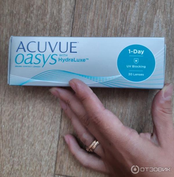 Контактные линзы Acuvue Oasys 1-Day with HydraLuxe фото