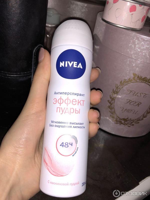 Дезодорант-антиперспирант Nivea Эффект пудры спрей фото