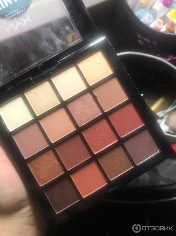 Палетка теней для век NYX Ultimate Shadow Palette - Warm Neutrals фото