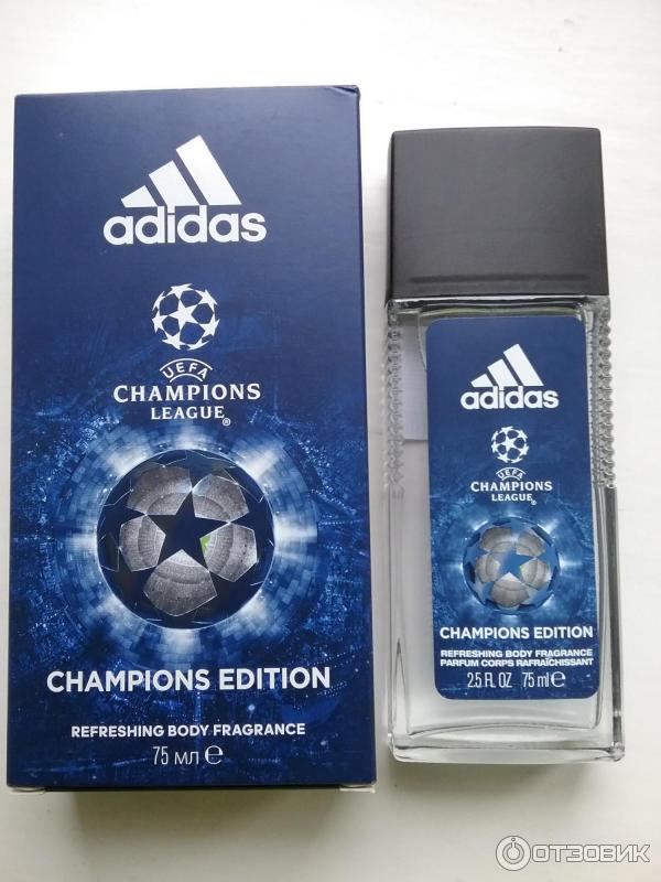 Кулрей чемпион эдишн. Adidas Champions League духи. Adidas UEFA Champions League Champions Edition. Туалетная вода adidas UEFA Champions League Edition. Адидас лига чемпионов 50мл.