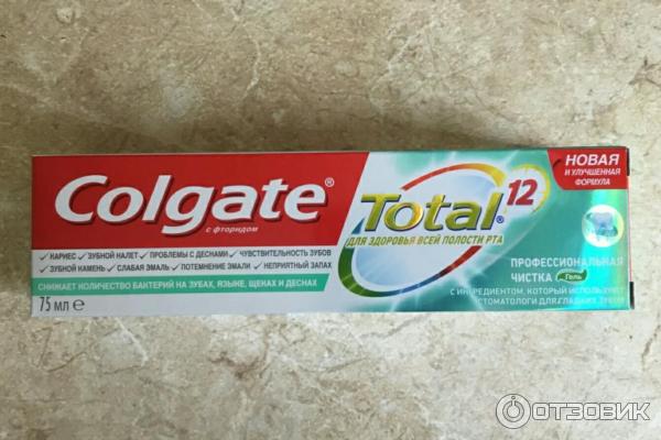 Зубная паста Colgate 12 профессиональная чистка фото