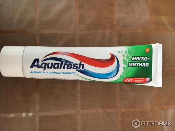 Зубная паста Aquafresh Формула тройной защиты фото