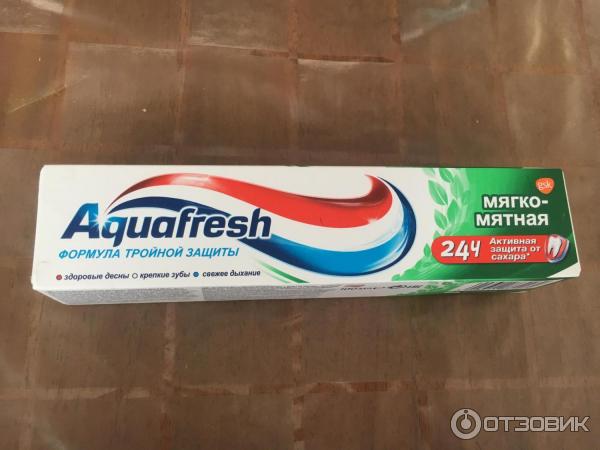 Зубная паста Aquafresh Формула тройной защиты фото