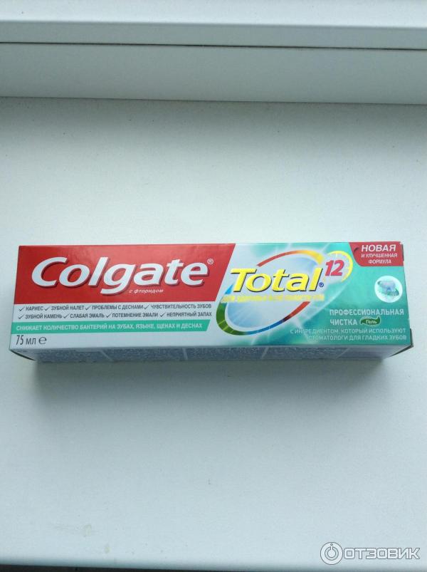 Зубная паста Colgate Total 12 Professional Clean Gel фото