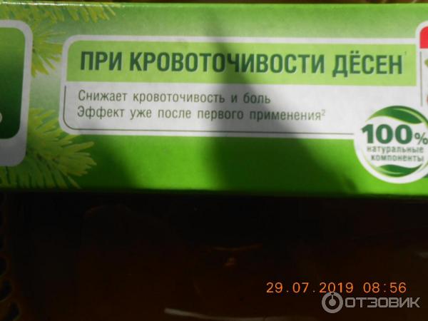 Зубная паста Лесной бальзам при кровоточивости десен на отваре целебных трав фото