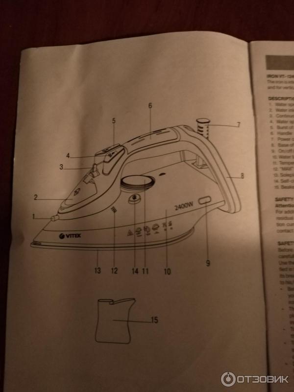 Пошаговое руководство: Как разобрать утюг Vitek для … Foto 16