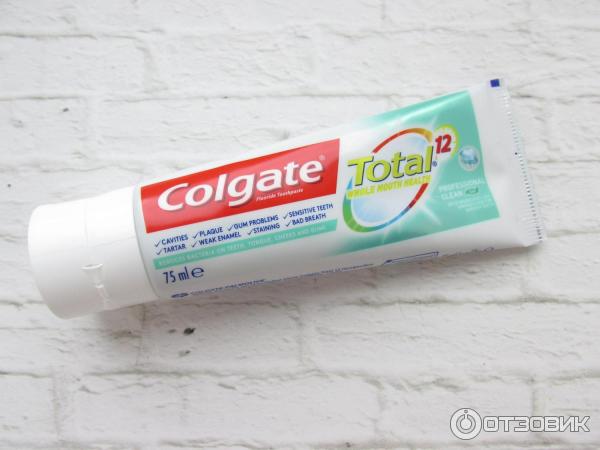 Зубная паста Colgate 12 профессиональная чистка фото