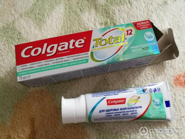 Зубная паста Colgate 12 профессиональная чистка фото