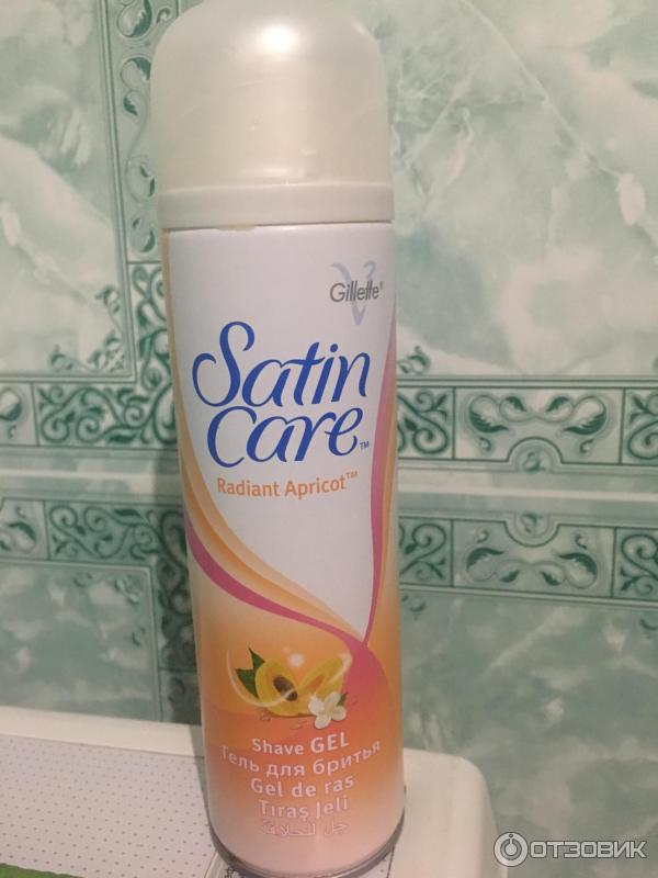 Гель для бритья Gillette Satin Care Radiant Apricot фото