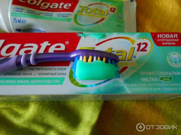 Зубная паста Colgate 12 профессиональная чистка фото