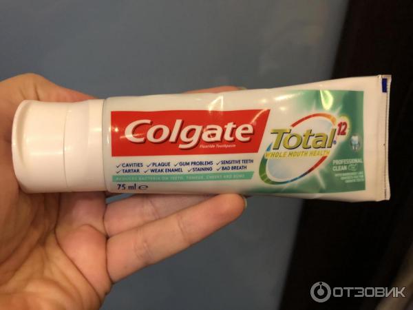 Зубная паста Colgate 12 профессиональная чистка фото