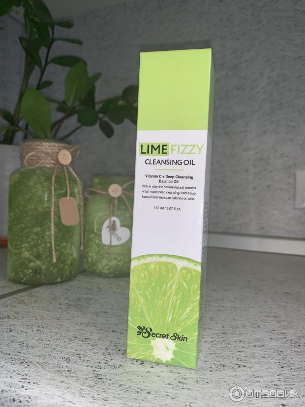 Гидрофильное масло с лаймом Secret Skin Lime Fizzy Cleansing Oil фото