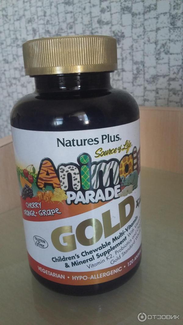 Отзыв о Витамины для детей Nature's Plus Animal Parade Gold | Яркие ...